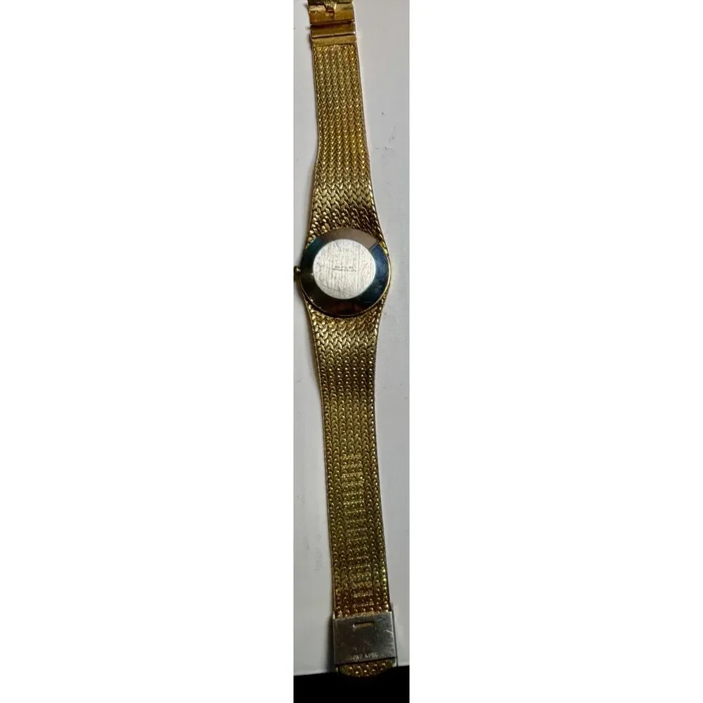 Vintage Dufonte by Lucien Piccard Gold-Tone Dress Watch – FRESH BATTERY!